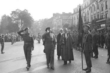 Leamington Spa.  Montgomery visit
