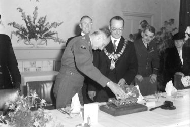 Leamington Spa.  Montgomery visit