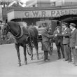Leamington Spa.  Cabby at G W R Railway Station