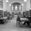 Leamington Spa.  Interior of College library