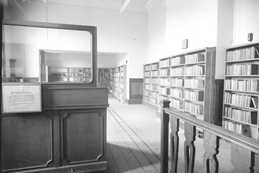 Lillington.  Library, interior