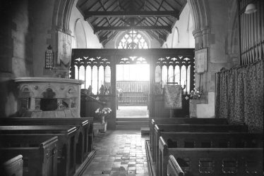 Long Itchington.  Church interior