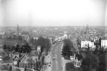 Leamington Spa.  All Saint's Church, view from the Tower
