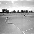 Leamington Spa.  Kingsley School tennis courts