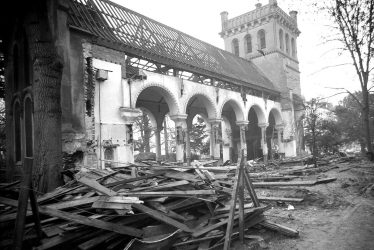 Leamington Spa.  Christ Church, demolition