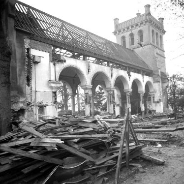 Leamington Spa.  Christ Church, demolition