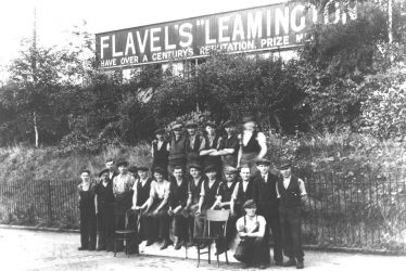 Leamington Spa.  Flavel's, group of workers