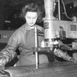 Leamington Spa.  Factory worker