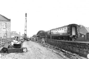 Leamington Spa.  Demolition of railway bridges