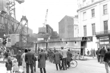 Leamington Spa.  High Street, demolition of bridges