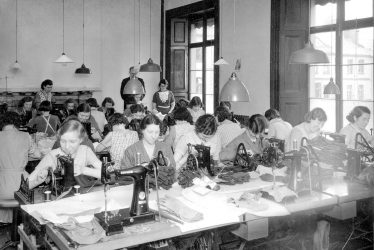 Leamington Spa.  Sewing machinists