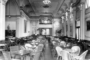 Leamington Spa.  Pump Rooms, interior