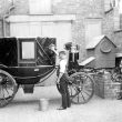 Leamington Spa.  Carriage in courtyard of Raford Cottage