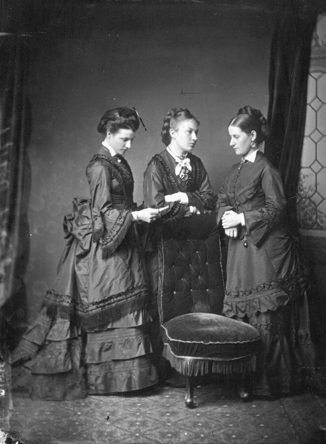 Wingfield sisters.  1874 |  IMAGE LOCATION: (Warwickshire County Record Office) PEOPLE IN PHOTO: Wingfield as a surname