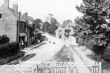 Beaudesert.  Street leading to the church