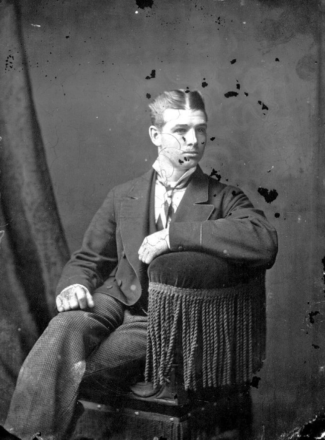 Portrait of a man with the surname Jaques.  1877 |  IMAGE LOCATION: (Warwickshire County Record Office) PEOPLE IN PHOTO: Jaques as a surname