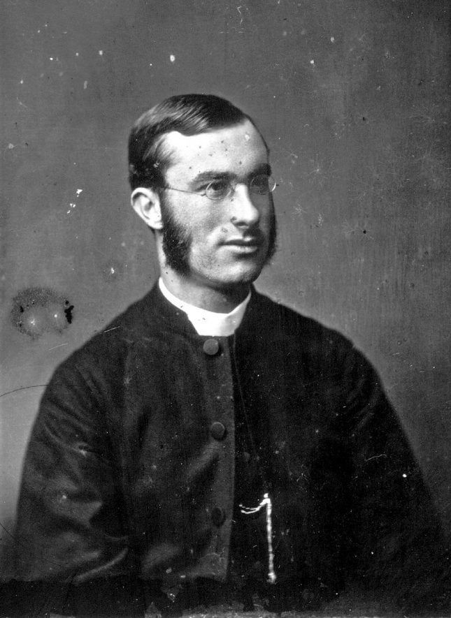 Portrait of a clergyman with the surname Mason.  1879 |  IMAGE LOCATION: (Warwickshire County Record Office) PEOPLE IN PHOTO: Mason as a surname