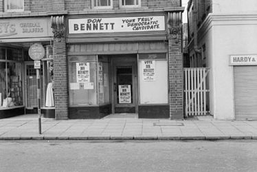 Nuneaton.  Front of the old Boot's shop