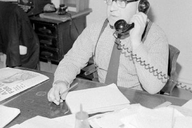 Nuneaton.  Tom Price, editor of the Nuneaton Observer