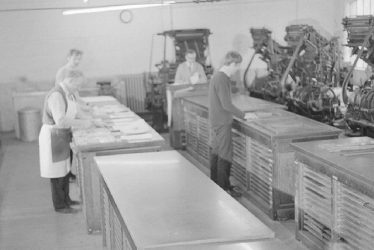 Nuneaton.  Nuneaton Observer composing room