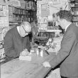 Nuneaton.  R.A. Collett in his ironmongers shop