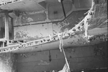 Nuneaton.  Part demolition of the Old Hippodrome Theatre
