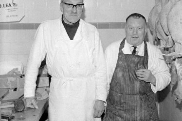 Nuneaton.  J.O. Lea's poultry and fishmongers shop