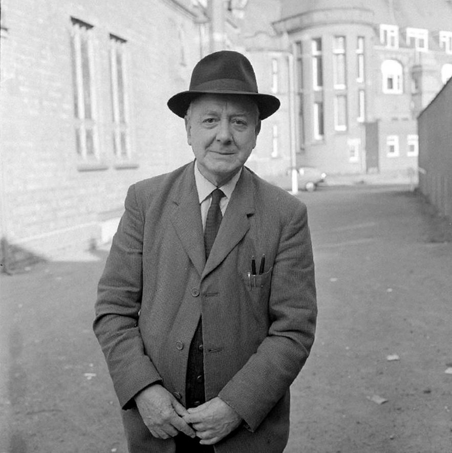 Fred Jukes, musician, in Nuneaton.  1969 |  IMAGE LOCATION: (Warwickshire County Record Office) PEOPLE IN PHOTO: Jukes, Fred