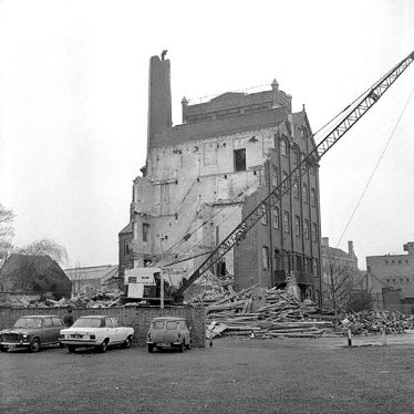 Nuneaton.  Demolition of flour mills