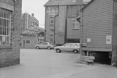 Nuneaton.  Co-operative Society bakery before demolition