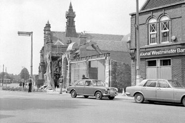 Nuneaton.  Demolition of George Eliot billiard hall