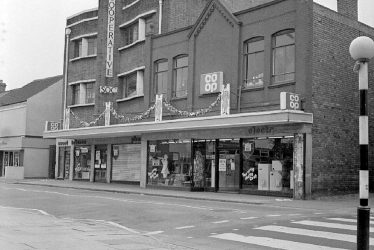 Nuneaton.  Shop window decorations for Silver Jubilee