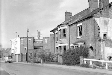 Nuneaton.  Victoria Street houses before demolition