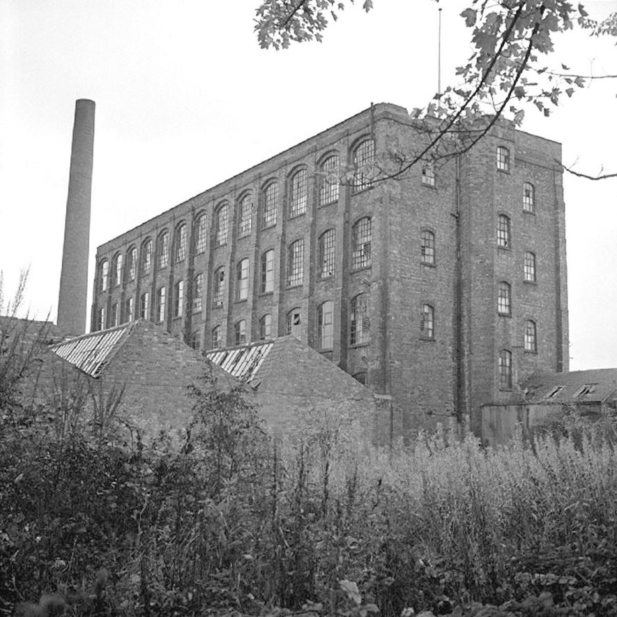 Photograph taken of Lister's factory in the Attleborough Road on October 7th 1979, when it was empty and in the course of demolition. |  IMAGE LOCATION: (Warwickshire County Record Office)