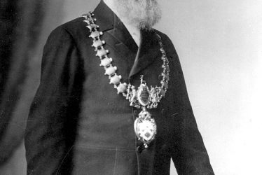 Leamington Spa.  Alderman William Davis, Mayor of Leamington