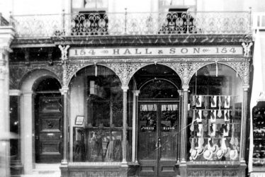 Leamington Spa.  Hall & Son, shop