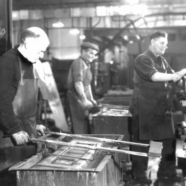 Leamington Spa.  Flavel's testing ammunition boxes