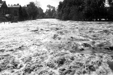 Leamington Spa.  Floods