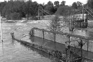 Leamington Spa.  Floods