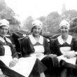 Leamington Spa.  Waitresses from the Pavilion Cafe