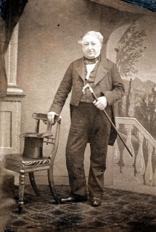 Studio portrait of Mr. H.T. Elliston, chief librarian, Leamington Spa.  1863/4 |  IMAGE LOCATION: (Leamington Library) PEOPLE IN PHOTO: Elliston, Mr H T