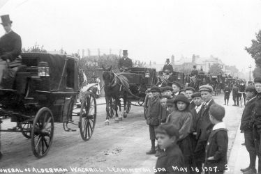 Leamington Spa.  Funeral of Alderman Wackrill