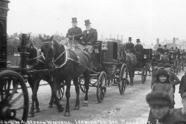 Leamington Spa.  Funeral of Alderman Wackrill