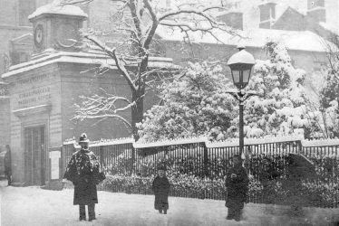 Leamington Spa.  Snow