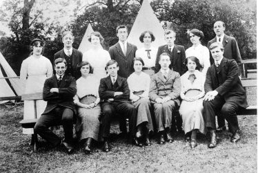 Leamington Spa.  All Saint's Church, summer camp