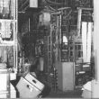 Bedworth.  Interior of ribbon weaving factory