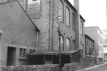 Bedworth.  Ribbon weaving factory