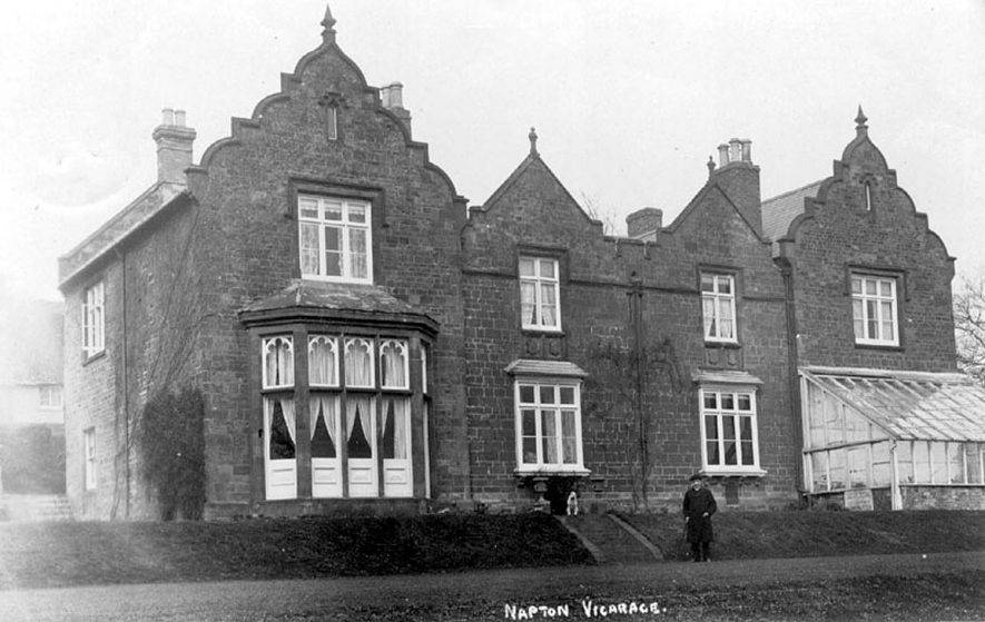 Napton Vicarage, Vicarage Road.  1910s |  IMAGE LOCATION: (Warwickshire County Record Office)