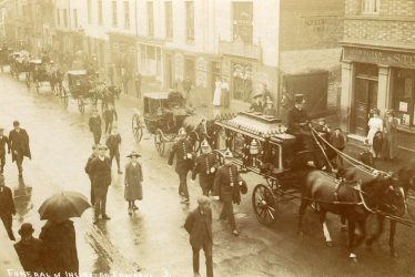Leamington Spa.  Funeral of Inspector Edwards