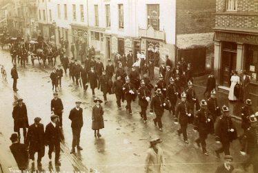 Leamington Spa.  Funeral of Inspector Edwards